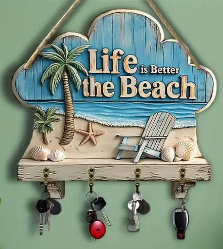 Life is Better at the Beach Key Holder