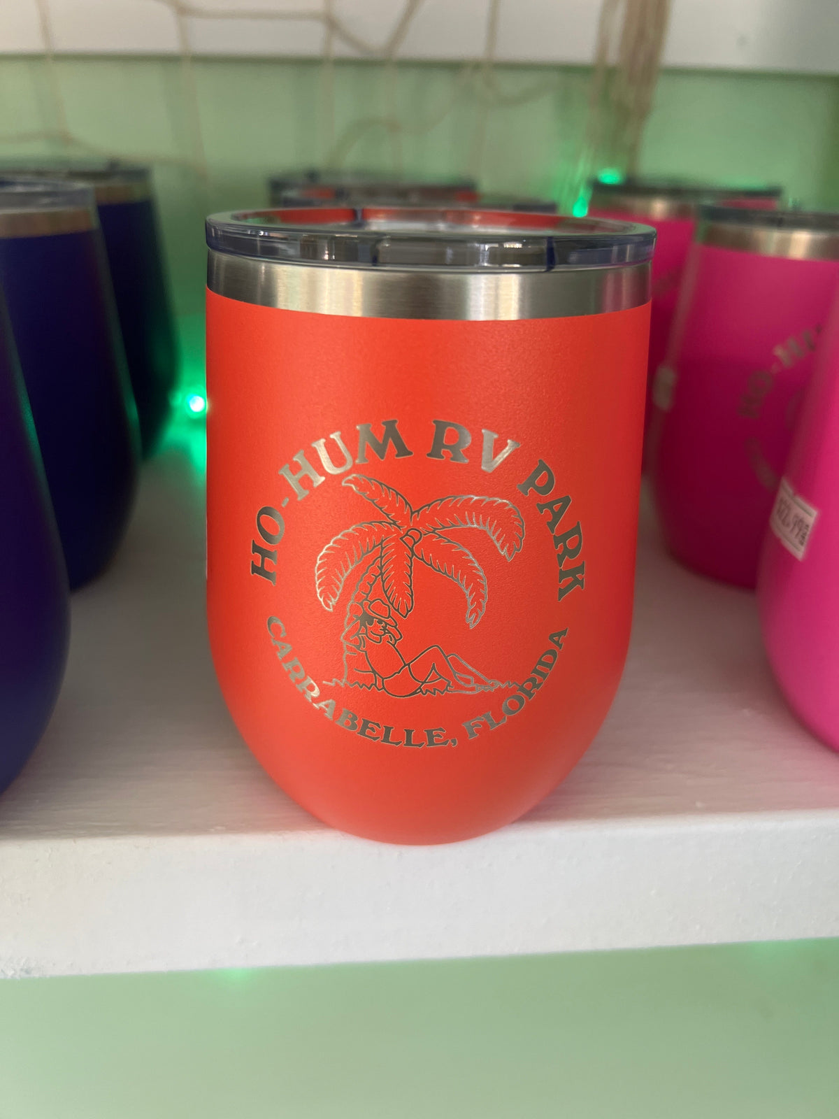 Ho-Hum Logo Wine Tumbler