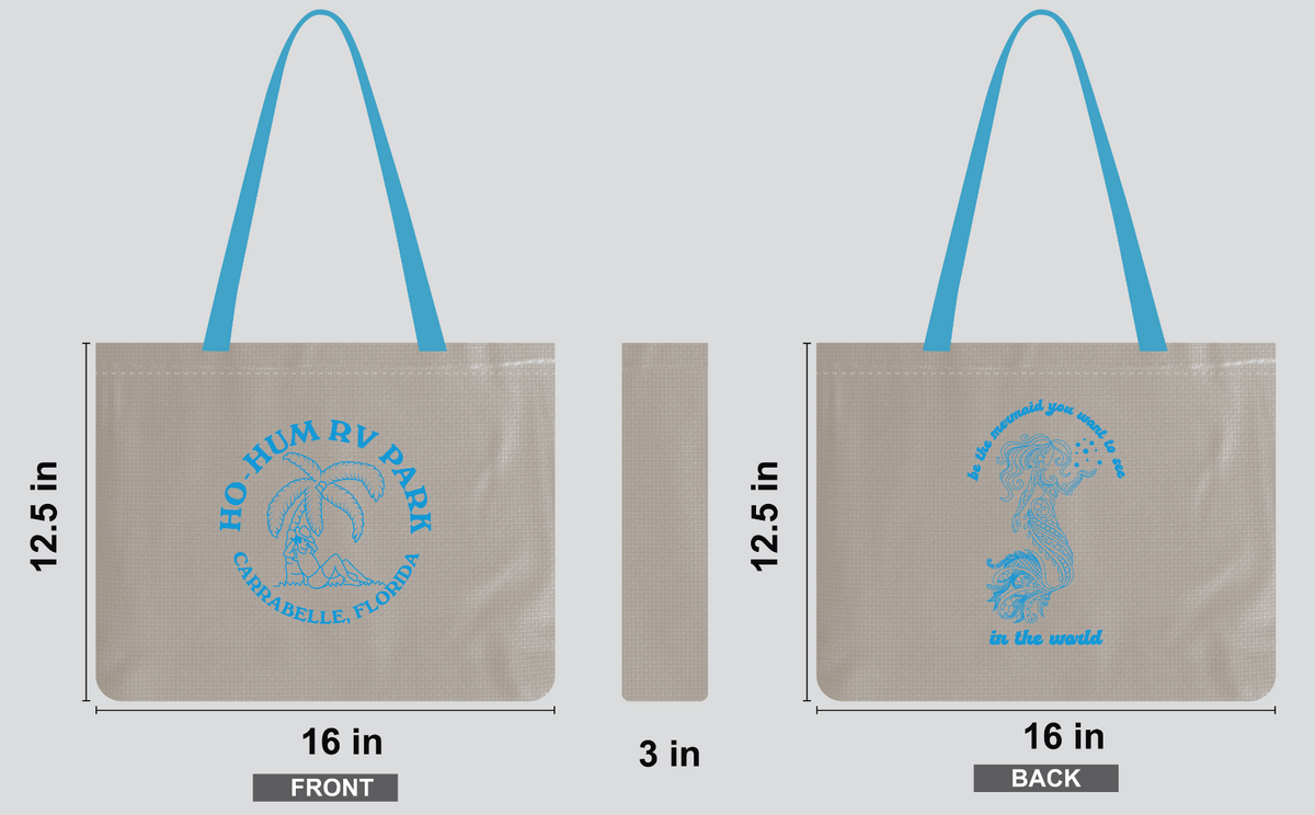 CLEARANCE Tote Bag Mermaid Ho-Hum