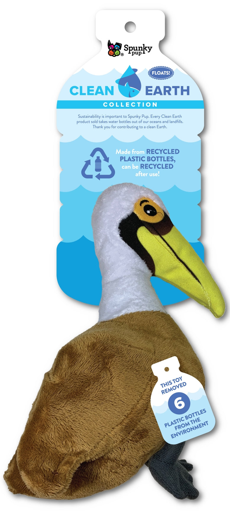 Clean Earth Recycled Plush Dog Toys