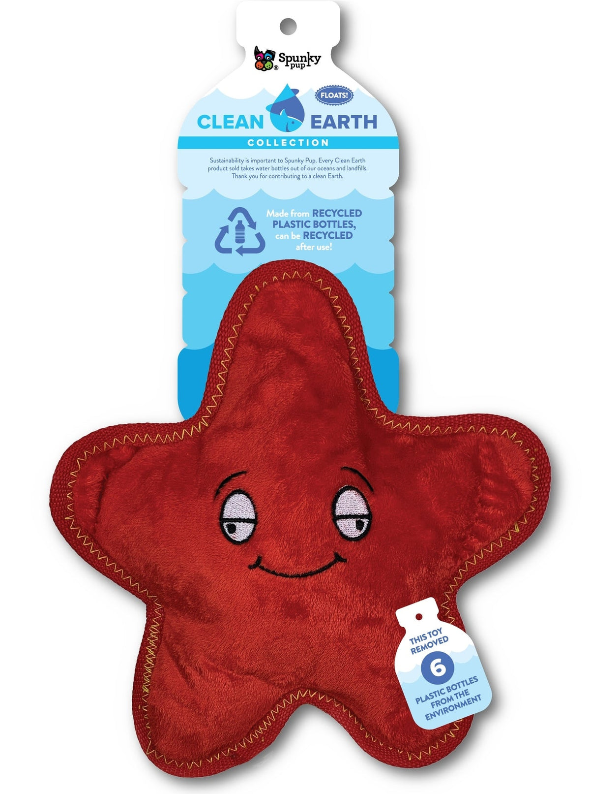Clean Earth Recycled Plush Dog Toys