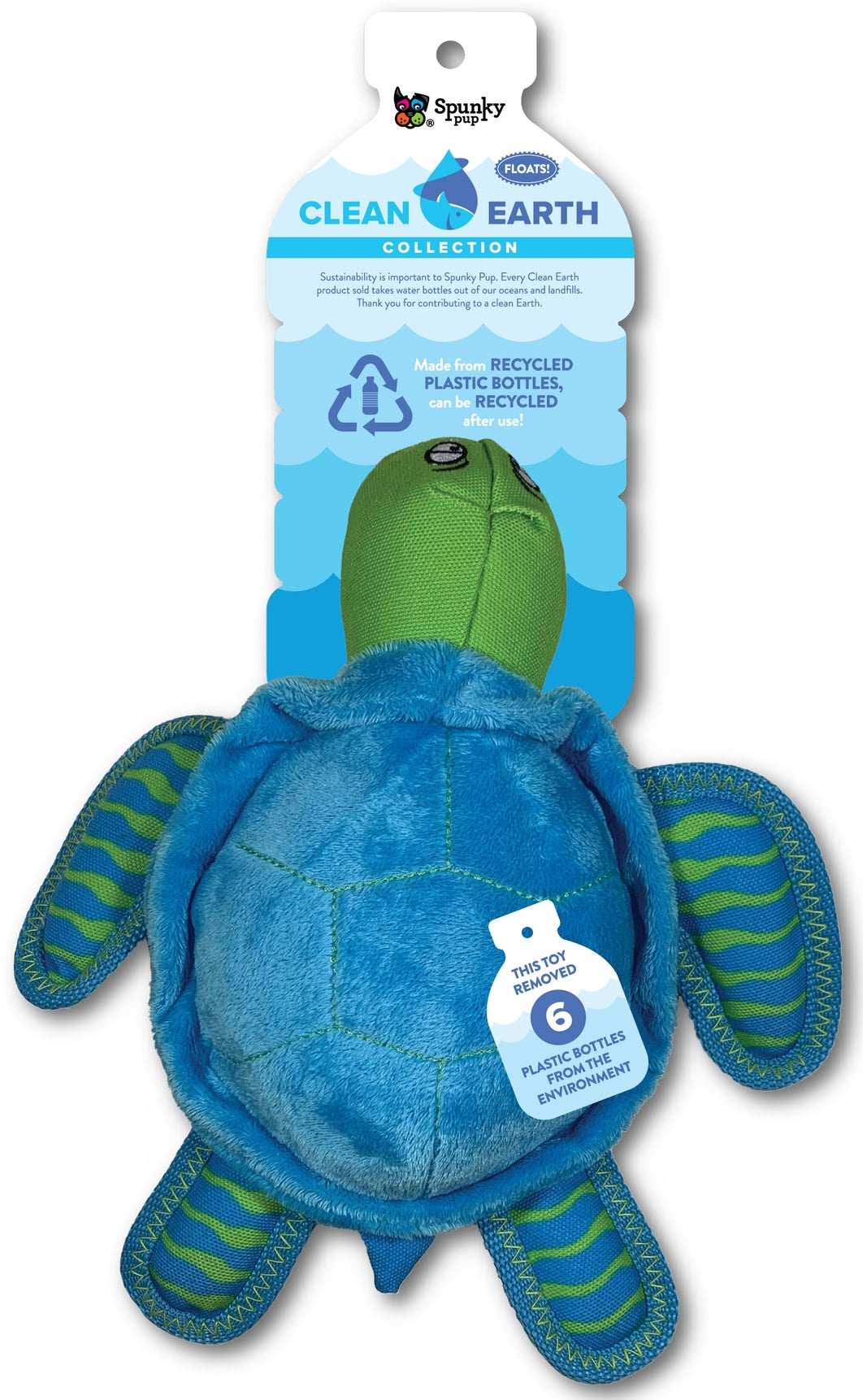 Clean Earth Recycled Plush Dog Toys