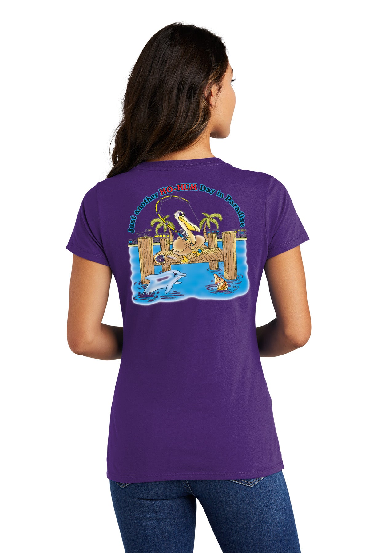 Ho-Hum Logo Ladies V-Neck