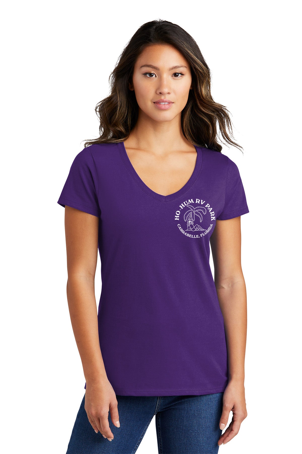Ho-Hum Logo Ladies V-Neck