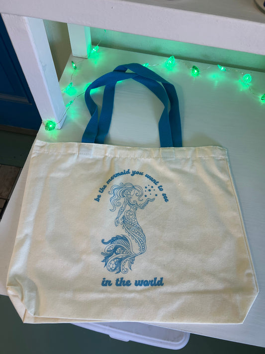 CLEARANCE Tote Bag Mermaid Ho-Hum