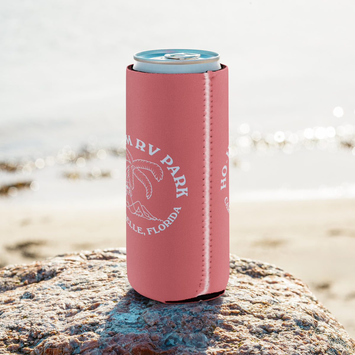 Ho-Hum Logo Tall Can Coozie