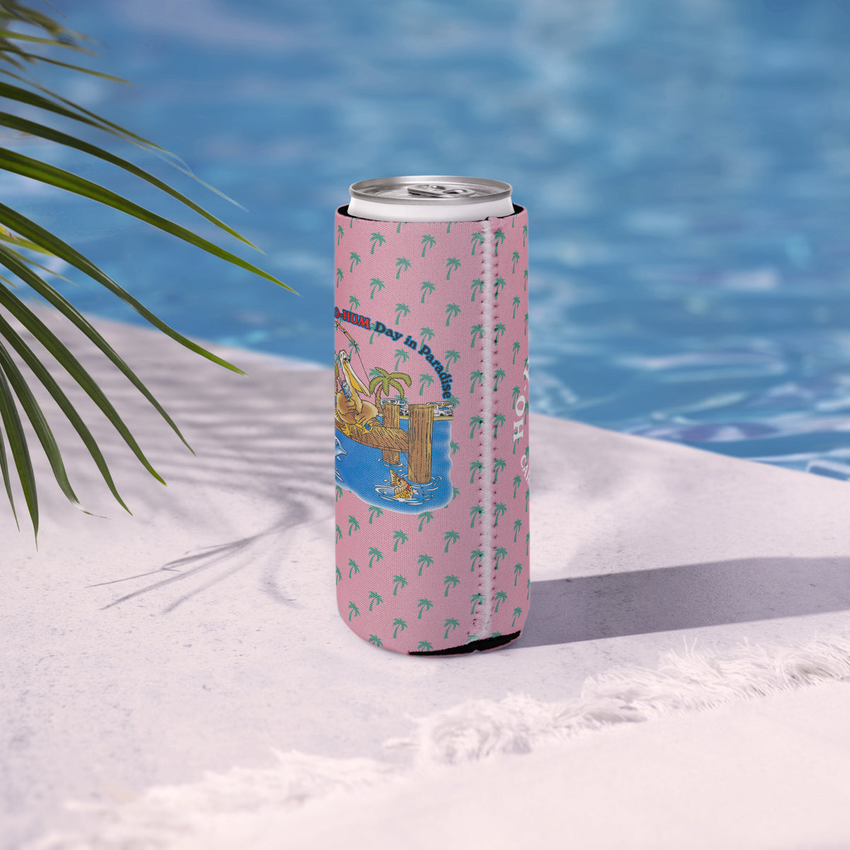 Ho-Hum Logo Tall Can Coozie